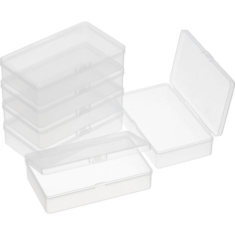 12Pcs 5.7x3.3x1.4 Inch Mini Boîtes De Rangement En Plastique (1/5)