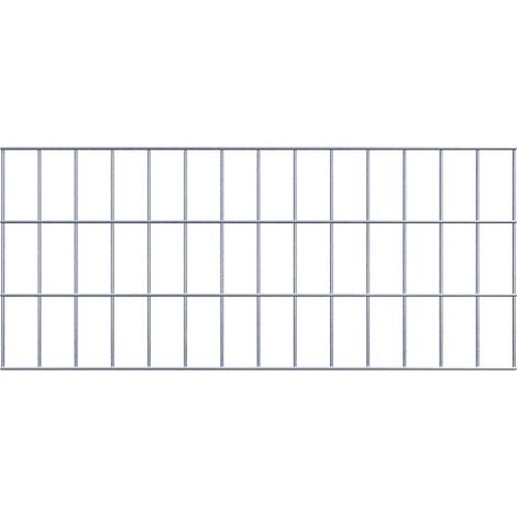 Grille de Gabion à l’unité - Dimensions: 70 cm x 30 cm - mailles de 5 x 10 cm - Made in Germany