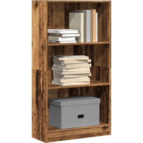 Bücherregal Altholz-Optik 60x24x109 cm Holzwerkstoff