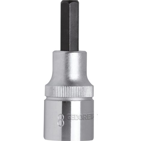 Gedore red Embout tournevis hexagonal SW 9 mm, 1/2'' 12,5 mm, R62550910, acier (1/5)