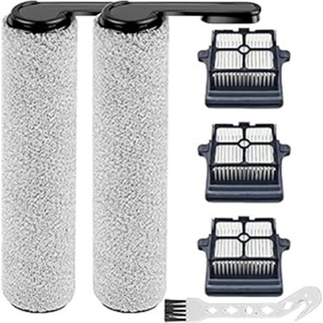 Accessoires compatibles avec l'autolaveuse Tineco Floor One S5 Combo : 2 brosses rotatives + 3 filtres + brosses de nettoyage