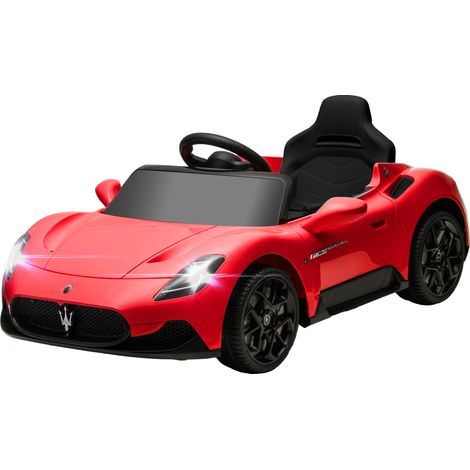 Coche eléctrico infantil 105 x 65.5 x 42 cm arranque suave suspensión trasera diseño moderno de polipropileno rojo 210000581 (1/5)