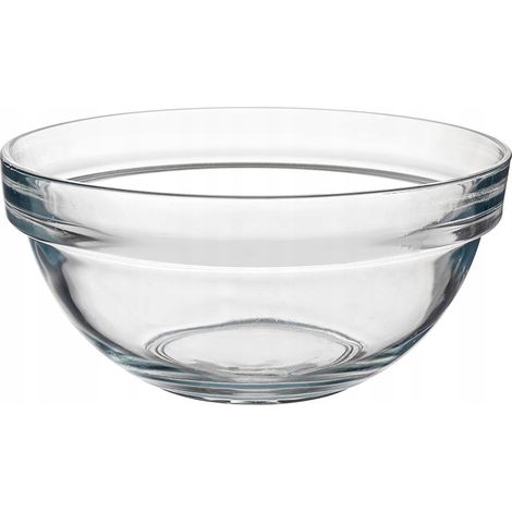 Bol de ensalada de cristal Cosmo Florina de 14 cm, 1 unidad.