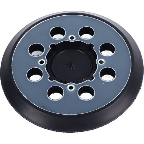 Plateau de support ponceuse 125 mm 8 trous 4 vis polyuréthane multifonction disque abrasif pour polissage meulage (1/5)