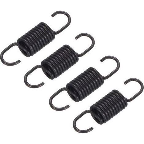 4 pièces Noir Ressorts de Rechange pour Fauteuil inclinable de 68 mm Ressorts de Tension à Double Crochet (1/4)