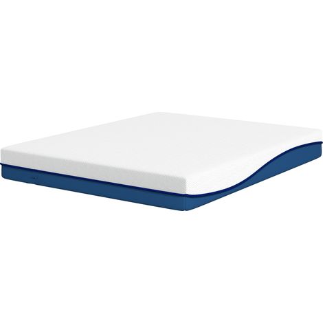 Matelas 160x200cm, matelas 2 personnes, mousse à mémoire de forme au thé vert, housse amovible lavable, fermeté moyenne (1/5)