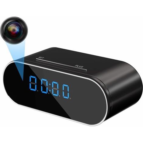 1080P Mini Camera Espion Sans Fil Wifi Camera de Surveillance Wi-Fi Interieur Maison Sans Fil Camera Infrarouge Streaming Wifi a Distance Discrete Detecteur de Mouvement Vision Nocturne (Black) (1/5)