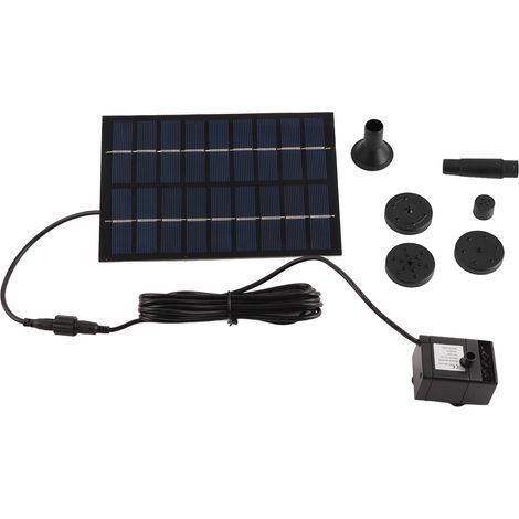 Solarbetriebene Springbrunnenpumpe für Aquarien, Teiche, Pools, Haus und Garten – Bewässerungsset (1/5)