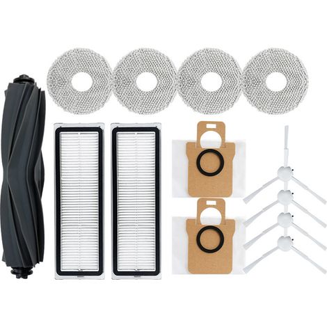 Accessori per robot aspirapolvere Dreame S10 e X10, tra cui spazzole/sacchetti/panni per i modelli S30, S20, X20, X30 e X40 set, accessori per robot aspirapolvere, pezzi di ricambio. (1/5)