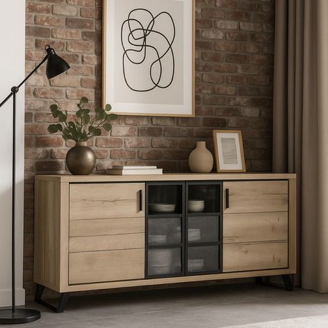 Buffet contemporain de salle à manger 225cm PERO (1/4)