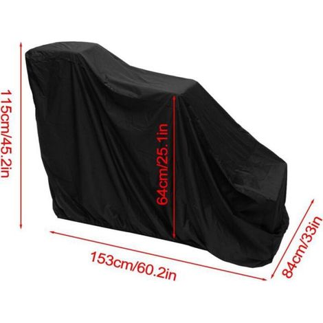 Housse de souffleuse à neige - Tissu Oxford 210D Imperméable toutes saisons - Protection matériel jardin - Grand format
