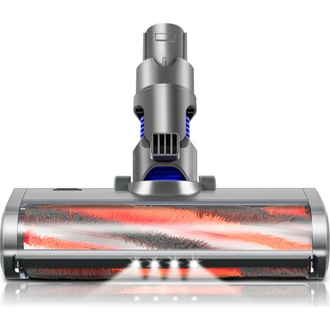 Cepillo compatible para Dyson V6 DC58 DC59 DC61 DC62 Rodillo motorizado apto para parquet, baldosas, suelos duros y luz integrada