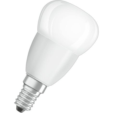 LED Value Classic P40 E14 4000 K. Ampoule LED 220-240 V 5 W 4000 K E14 470 lumens. Équivaut à 40 W. 10 000 heures. 82 x 45 mm.