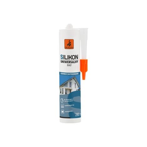 Universal-Silikon 280ml weiße Kartusche Dragon