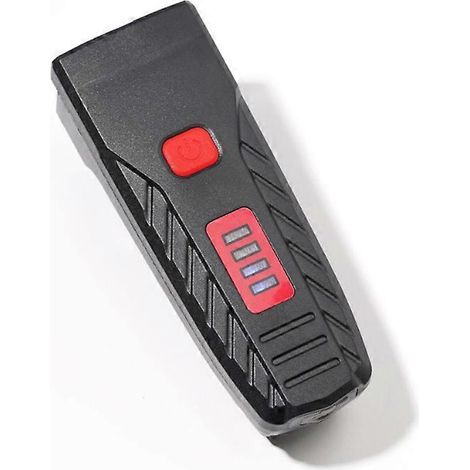 Phare avant de vélo avec klaxon, rechargeable par USB et étanche, éclairage puissant pour la conduite de nuit en VTT et en vélo de route ( ) (1/5)