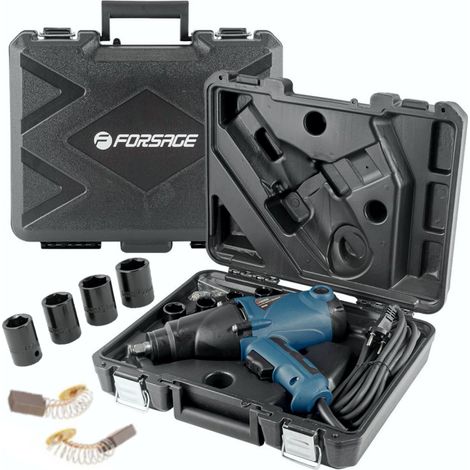 Llave de impacto eléctrica 450 Nm 1010 W + Vasos (1/5)