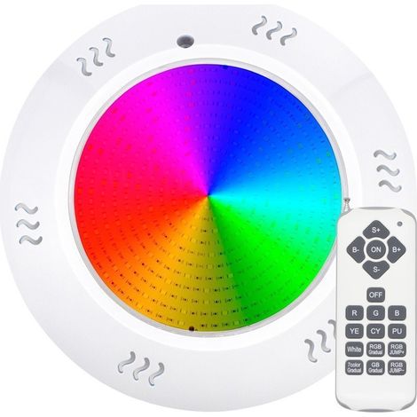 Foco Piscina 35W RGBW  LED Superficie  con Mando (1/5)