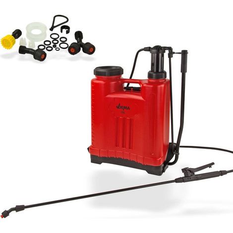 Pulvérisateur dorsal à pompe + lance - 18 litres