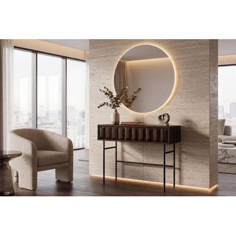 Console moderne noyer/expresso Rubie (1/4)