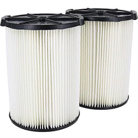 Filtre de rechange VF4200 à une couche pour aspirateurs eau et poussière de 5 à 20 gallons (paquet de 2 VF4000)