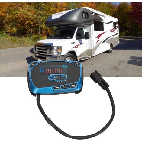 Zubehör für die Standheizung: 12V/24V Standheizungs-Überwachungs- und Bedienfeld mit LCD-Bildschirm und Fernbedienung (Fernbedienung wird ohne Batterien geliefert). (1/5)
