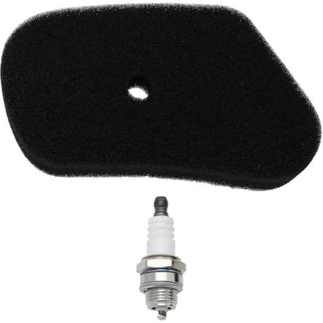2 Filtres Air Tondeuse à Gazon Compatible avec Honda GV100 HR173 HRB423 HRB535 Mousse Filtrante+Bougie L7T 17211 ZG1 700 (1/5)