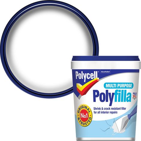 Polycell 5084941 Multipurpose Polyfilla Ready Mixed 1kg PLCMPPR1KGS