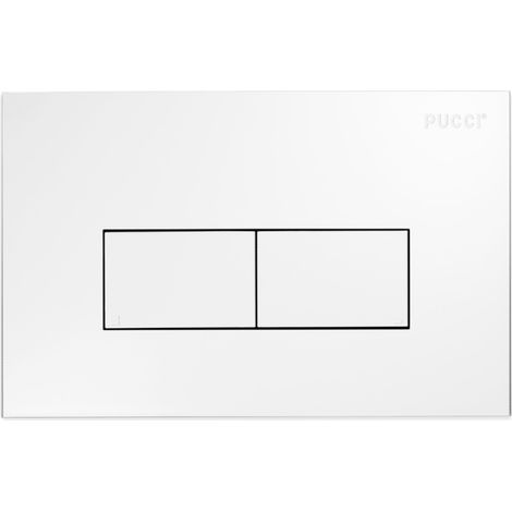 PLACCA 2 TASTI MODELLO ECO LINEA BIANCA   PUCCIPLAST Srl