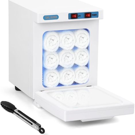 Chauffe Serviette 5L, Armoire chauffante pour Serviettes avec Pince, Petite boîte chauffante Portable pour Soins du Visage, Spa, Salon de beauté, Salon de Coiffure, esthéticienne (1/5)