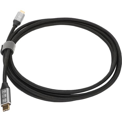 Câble USB-C vers USB-C 3.1 Gen 2 100W 5A, Transfert de Puissance, 4K 60Hz, 10Gbps, Marqueur E, 1m (1/5)