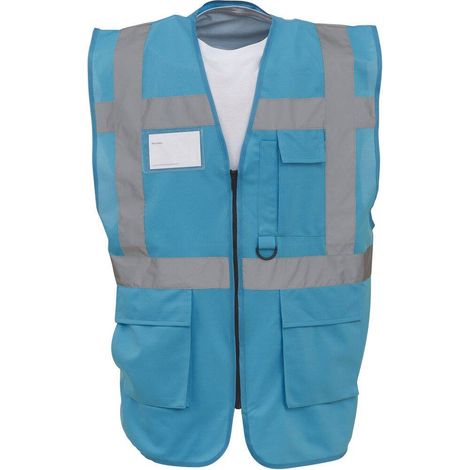 Gilet multifunzione Yoko ad alta visibilità Blu zaffiro M (1/2)