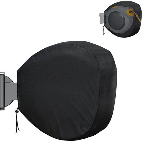 Housse de dévidoir de Tuyau de Jardin rétractable en Tissu Oxford 420D résistant aux intempéries, Housse de Protection pour Enrouleur de Tuyau d'arrosage pour Rangement de Tuyau d'extérieur (1/4)