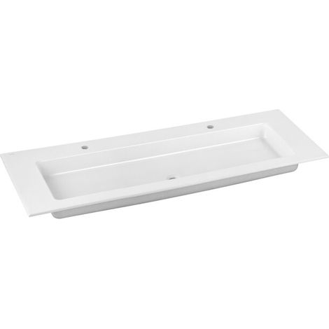 KEUCO ROYAL 60 lavabo double encastré en céramique,