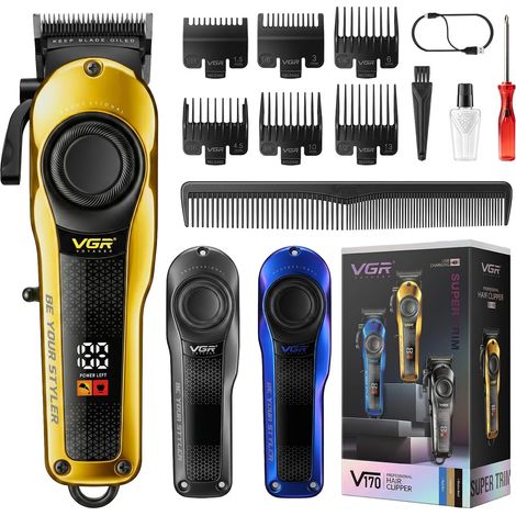 Tondeuse Cheveux Hommes Professionnel Avec Levier De Réglage (1/5)