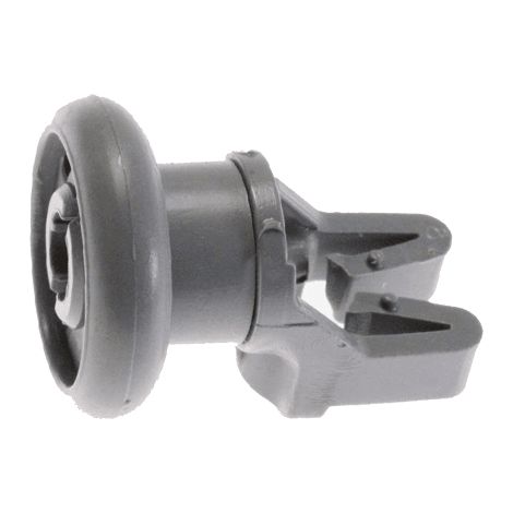 Roulette panier inférieur d'origine (42052033) Lave-vaisselle AVEA, AYA, BSK, CLAYTON, COBAL, CONTINENTAL EDISON, DOMEOS, EDSON, EUREKA, FAR, FINLUX, FRIONOR, HAIER, HARROW, HIGHONE, INEXIVE, JPC, LAZ (1/2)