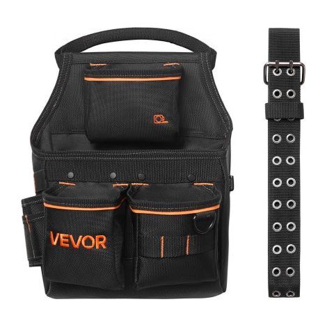 Ceinture Porte Outil 14 Poches Ceinture à Outils Tour de Taille (1/5)