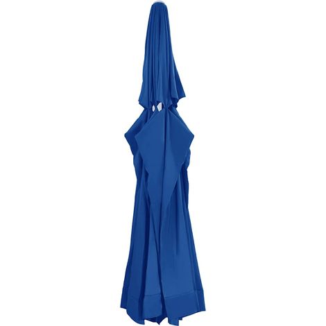 Tela de repuesto para sombrilla azul azure 610 cm vidaXL