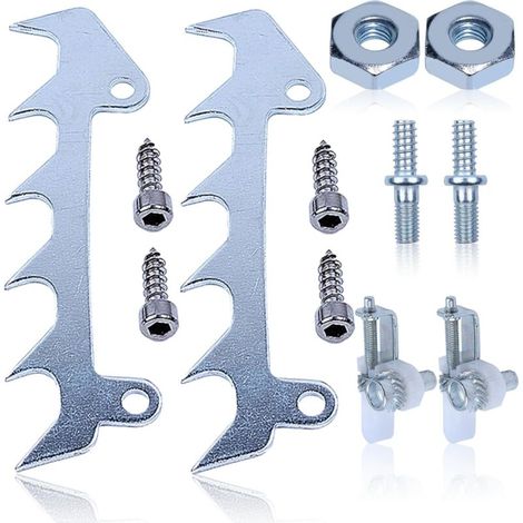 Kettensägenklauen mit Muttern für Stihl MS170 MS180 017 018 Kettensägen, Zubehörset inklusive Klauenanschlag, Schraube und Mutter sowie 8-in-1 Kettenspanner. (1/4)