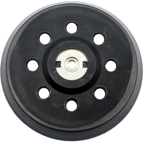 Plateau de Poncage, 125mm Plateau de Ponçage, Plateau pour Metabo SXE 325 Intec 425 Turbotec 631220000 (Noir) (1/5)