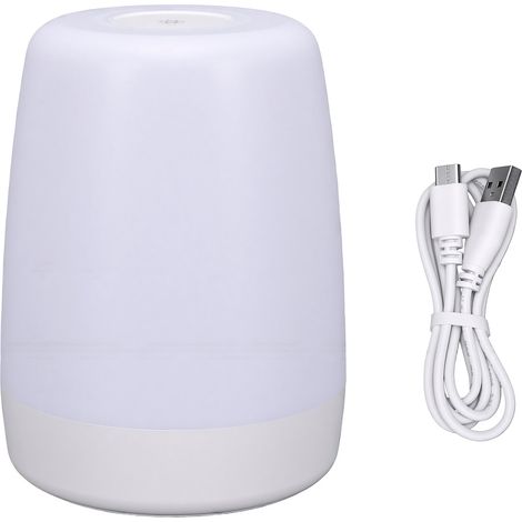 Tragbare, dimmbare 670-nm-Rotlicht-Nachttischlampe mit Timer, USB-Aufladung und Touch-Steuerung. (1/5)
