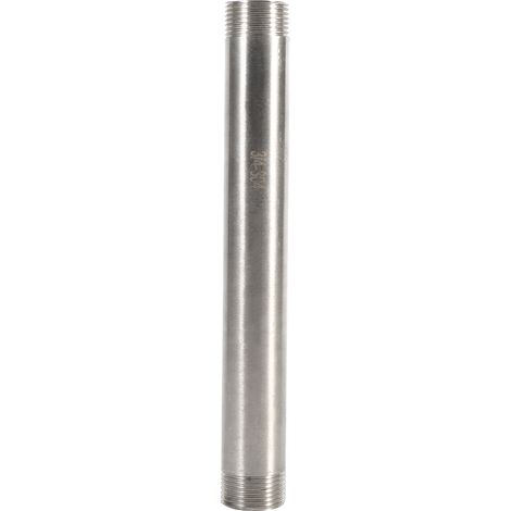 Raccord fileté pour tuyau en acier inoxydable, adaptateur 3/4 pouce, connecteur de tube prolongateur