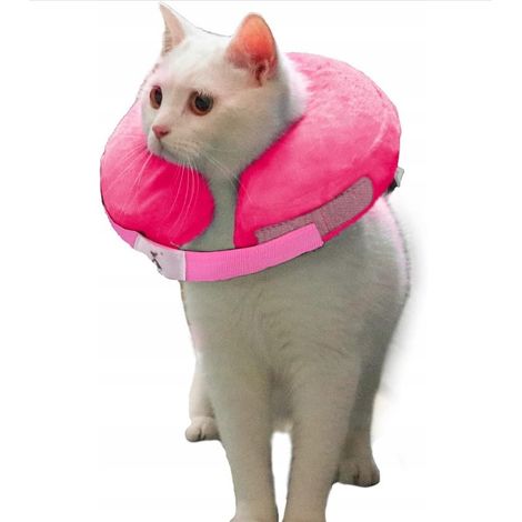 Collar inflable XL para perros y gatos - postoperatorio, protector