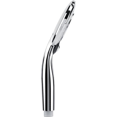 LED-Handbrause mit 3 Strahlarten, Digitalanzeige, thermostatgesteuerter Dreifarbenbeleuchtung, Duschkopf mit Temperaturregelung, verstellbarem Strahl, modernes Badezimmer. (1/5)
