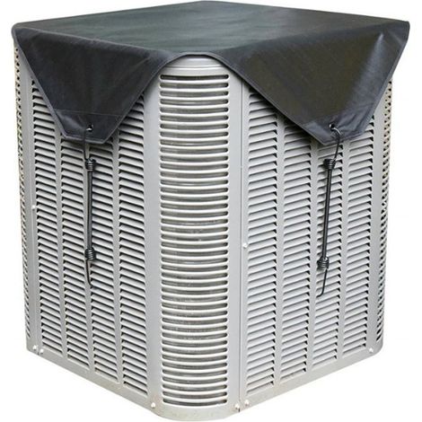 Durable winter protective cover for outdoor air conditioner units, rigid air conditioner cover, waterproof material, snowproof, multiple sizes