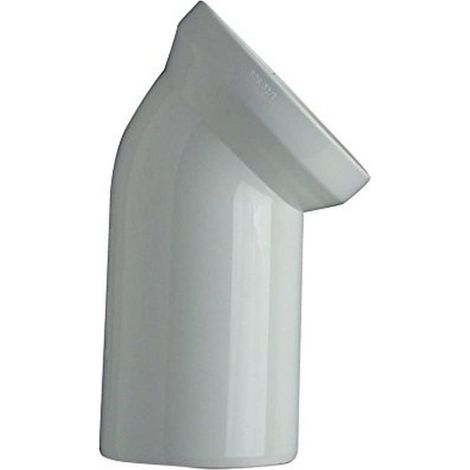 Cornat, CKAB4500, WC curva di scarico, 45 gradi, bianco