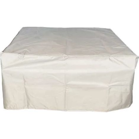 Elementi Wetterschutzhaube für Gasfeuerstelle "Ridgefield", braun, 71 x 71 x 34,5 cm (L x B x H)