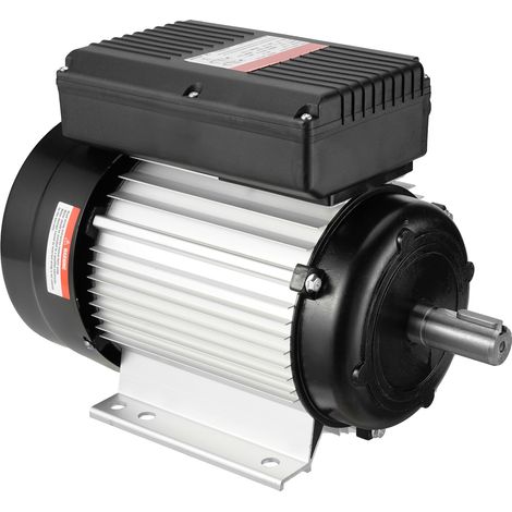 Mophorn Motor electrico 2.2KW 2800 rpm, AC 220240V 13.8A, 90L, marco B3, motor compresor de aire monofásico, eje con llave de 24 mm, rotación CW/CCW para maquinaria agrícola y equipos generales (1/5)