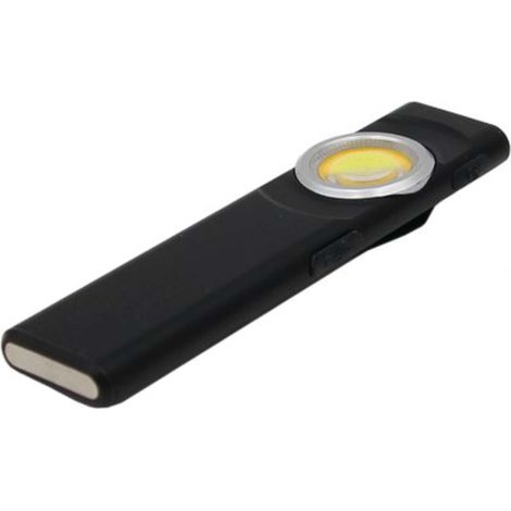 TORCIA LED COB ULTRA SLIM LUCE QUADRA - RICARICABILE LUMEN 300 CM 2,5 H.CM 10 + MAGNETE - 1 pezzo
