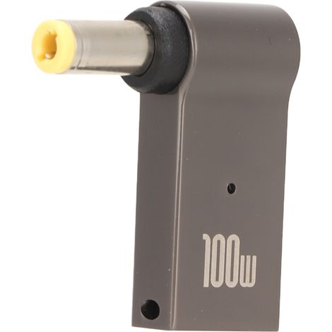 Typ-C PD-Schnellladekonverter, Netzteil, Gehäuse aus Aluminiumlegierung, Wärmeableitungsdesign, eingebauter Smart-Chip, kompakt und leicht.
