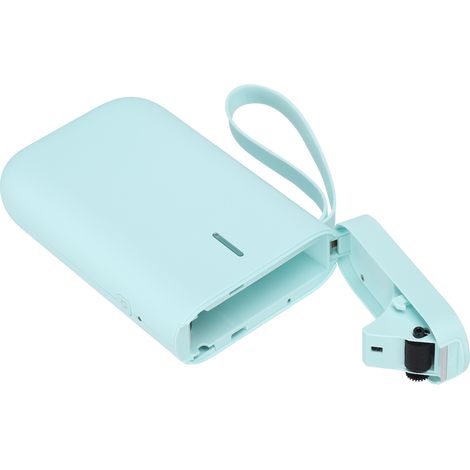 Petite imprimante d'étiquettes portable Bluetooth thermique pour la maison, verte (1/5)